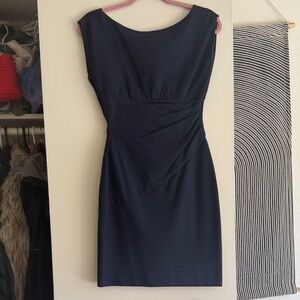 Elegant Navy Blue Dress